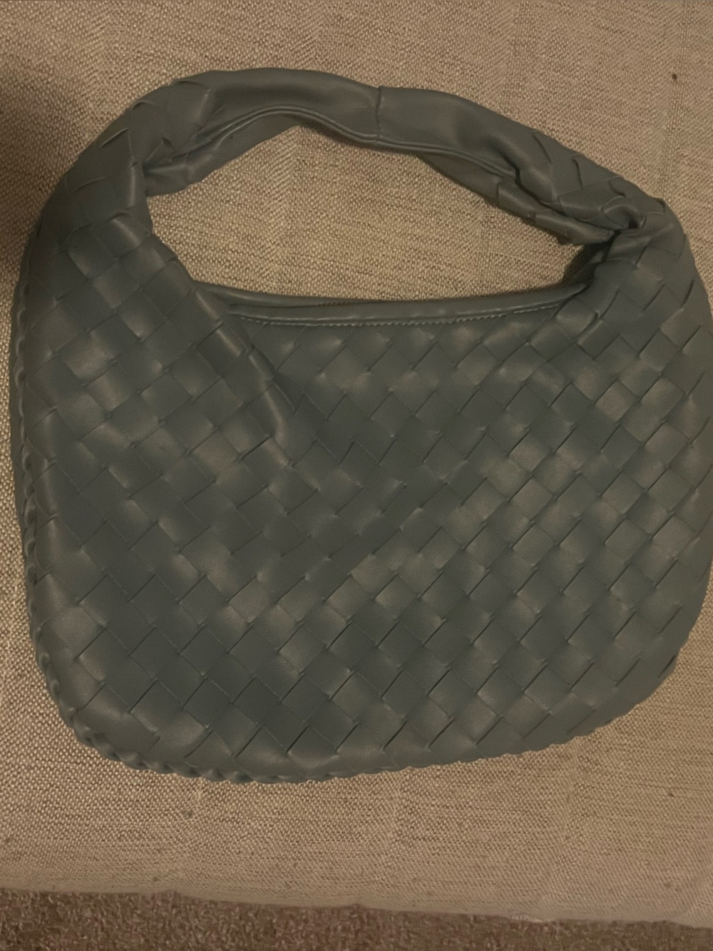 Urban Expressions Woven Shoulder Bag - Slate